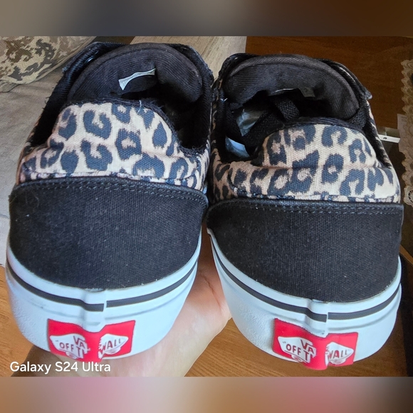 Vans Ward Deluxe Ultracush Leopard Cheetah Women's Slip-on Shoes, Sz 7.5 - Picture 5 of 8